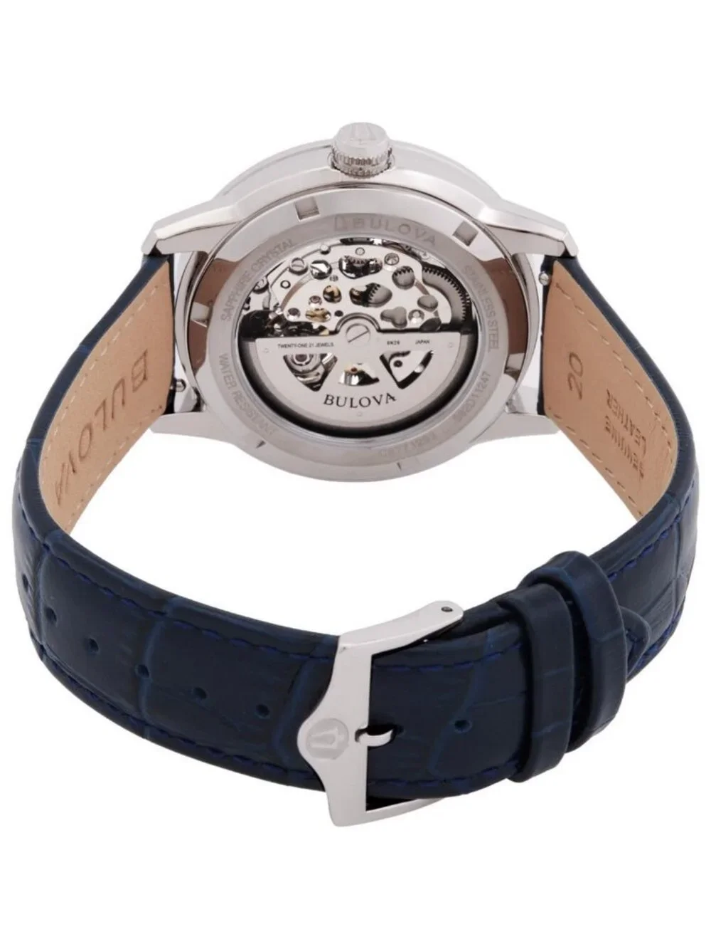 NWT Bulova Sutton Silver-tone Dial Men's Watch